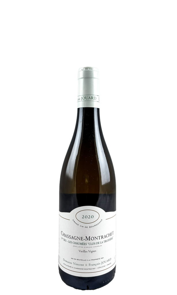 Bottle of Domaine Vincent et Francois Jouard, Chassagne-Montrachet 1er Cru Vieilles Vignes Les Chaumees Clos de la Truffiere, 2020 - White Wine - Flatiron Wines & Spirits - New York