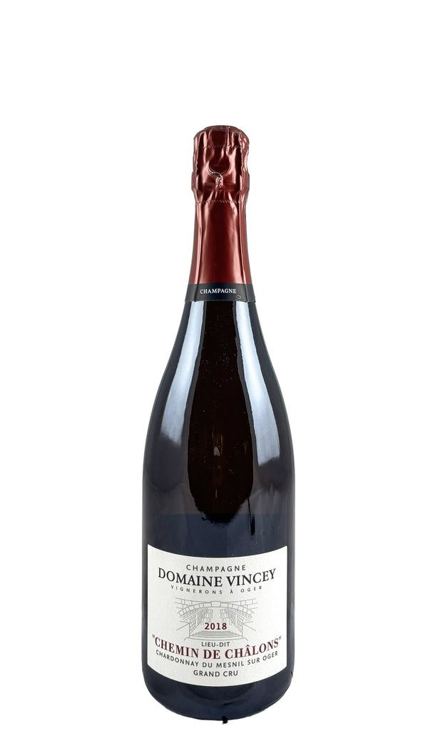 Bottle of Domaine Vincey, Champagne 1er Cru Lieu-Dits “Chemin de Chalons”, 2018 - Sparkling Wine - Flatiron Wines & Spirits - New York