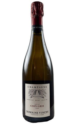 Bottle of Domaine Vincey, Champagne Blanc de Blancs Grand Cru Brut Nature "Coin Gris Oger", 2021 - Sparkling Wine - Flatiron Wines & Spirits - New York