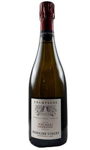 Bottle of Domaine Vincey, Champagne Blanc de Blancs Grand Cru Brut Nature "Les Vignes de Germinon Chouilly", 2021 - Sparkling Wine - Flatiron Wines & Spirits - New York