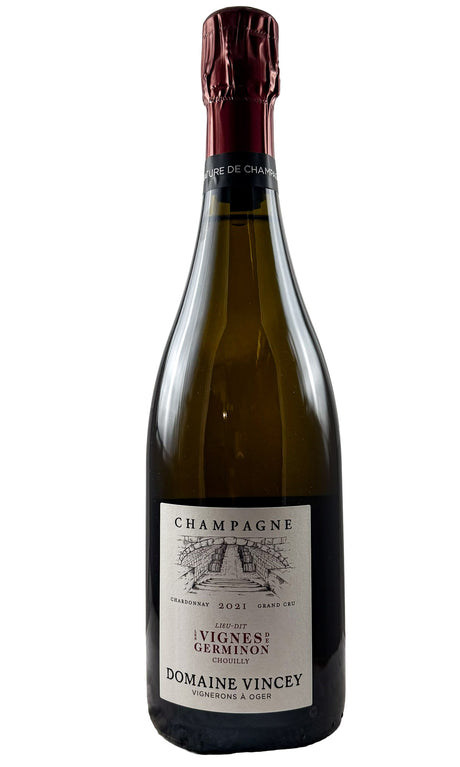 Bottle of Domaine Vincey, Champagne Blanc de Blancs Grand Cru Brut Nature "Les Vignes de Germinon Chouilly", 2021 - Sparkling Wine - Flatiron Wines & Spirits - New York