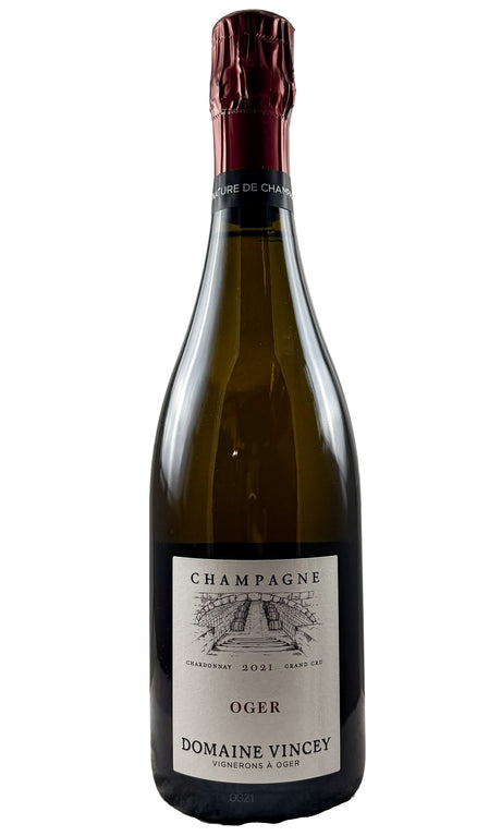 Bottle of Domaine Vincey, Champagne Blanc de Blancs Grand Cru Brut Nature "Oger", 2021 - Sparkling Wine - Flatiron Wines & Spirits - New York