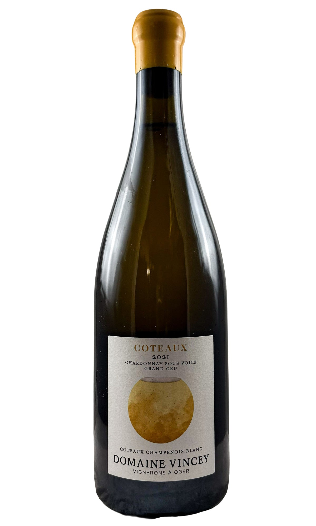 Bottle of Domaine Vincey, Coteaux Champenois Blanc "Coteaux Sous Voile" Chardonnay Grand Cru, 2021 - White Wine - Flatiron Wines & Spirits - New York