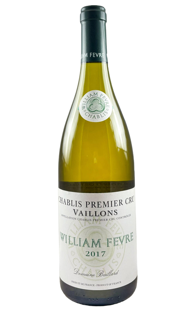 Bottle of Domaine William Fevre, Chablis "Les Vaillons", 2017 - White Wine - Flatiron Wines & Spirits - New York