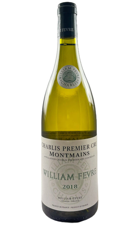 Bottle of Domaine William Fevre, Chablis 1er Cru "Montmains", 2018 - White Wine - Flatiron Wines & Spirits - New York