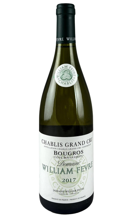 Bottle of Domaine William Fevre, Chablis Grand Cru Cote Bouguerots' Bougros, 2017 - White Wine - Flatiron Wines & Spirits - New York