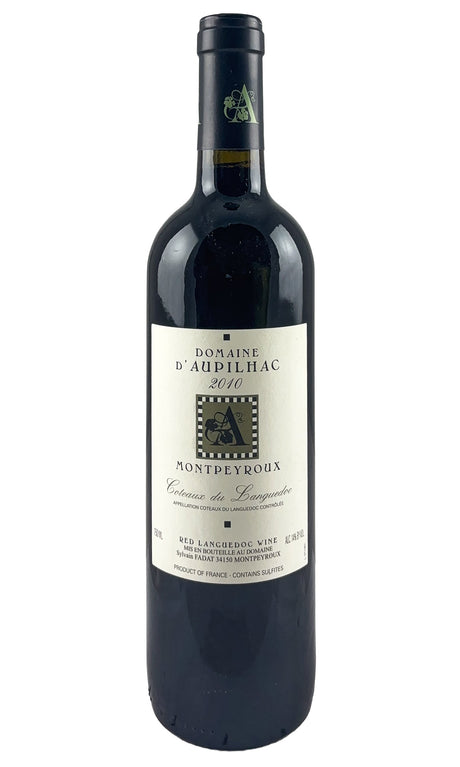 Bottle of Domaine d'Aupilhac, IGP Vin de Pays Montpeyroux, 2010 - Red Wine - Flatiron Wines & Spirits - New York