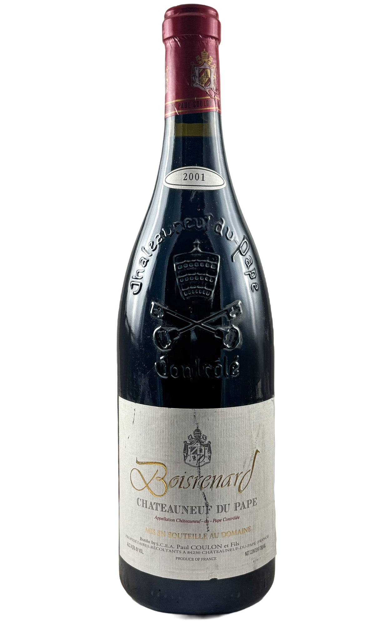 Bottle of Domaine de Beaurenard, Chateauneuf du Pape Boisrenard, 2001 - Red Wine - Flatiron Wines & Spirits - New York
