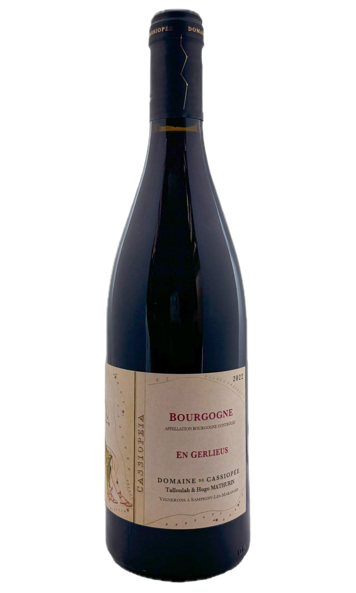 Bottle of Domaine de Cassiopee, Bourgogne Rouge En Gerlieus, 2022 - Red Wine - Flatiron Wines & Spirits - New York