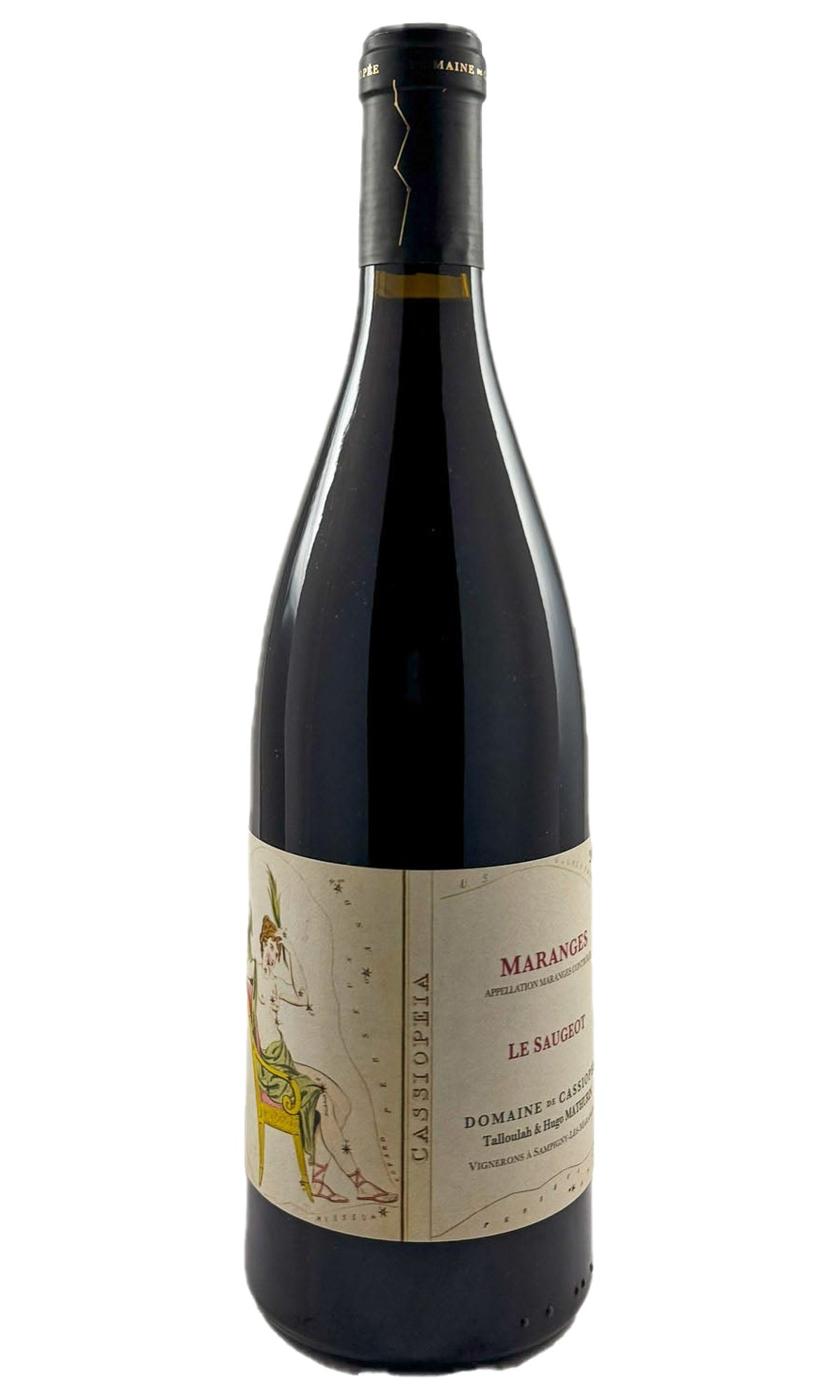 Bottle of Domaine de Cassiopee, Maranges Rouge Le Saugeot, 2022 - Red Wine - Flatiron Wines & Spirits - New York