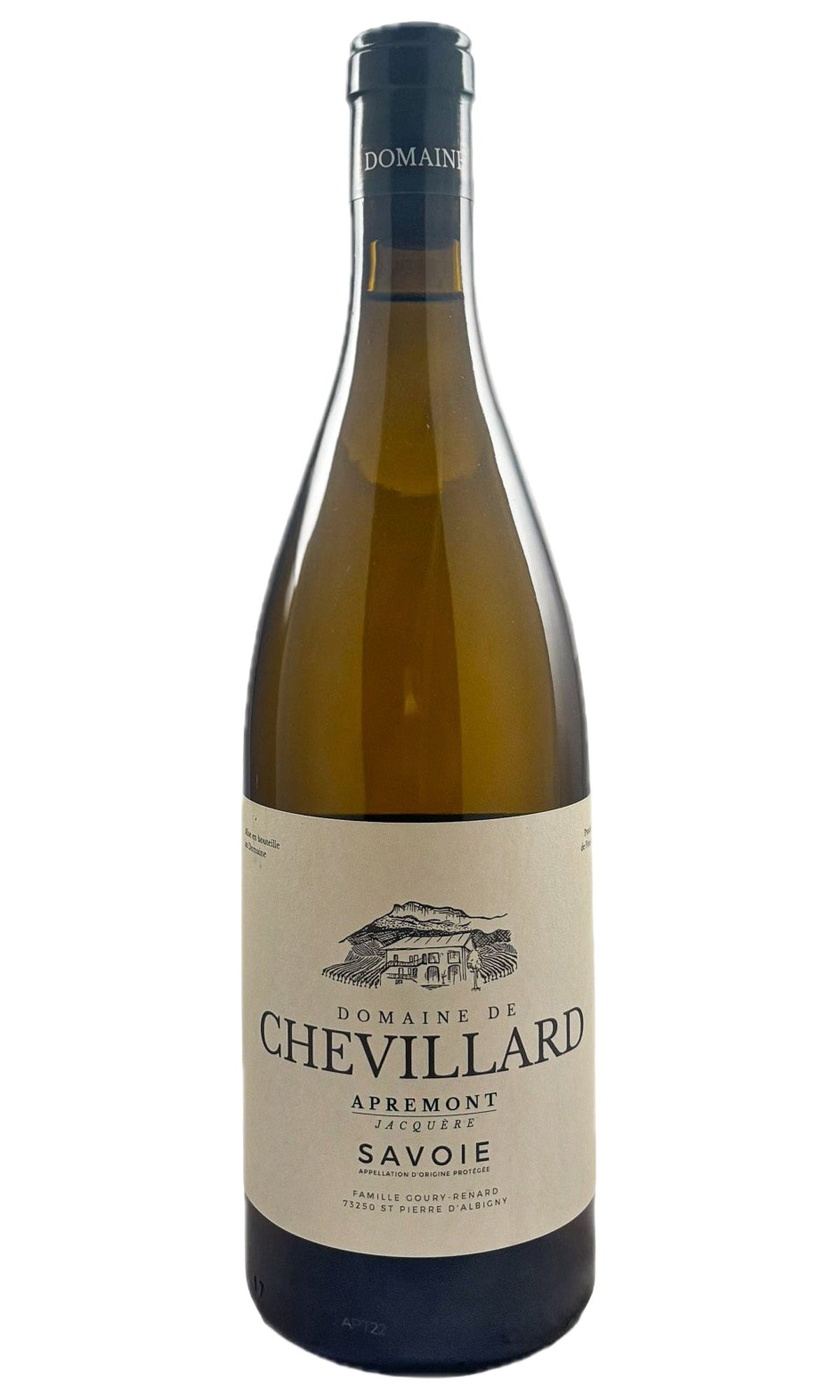 Bottle of Domaine de Chevillard, Jacquere Apremont, 2022 - White Wine - Flatiron Wines & Spirits - New York