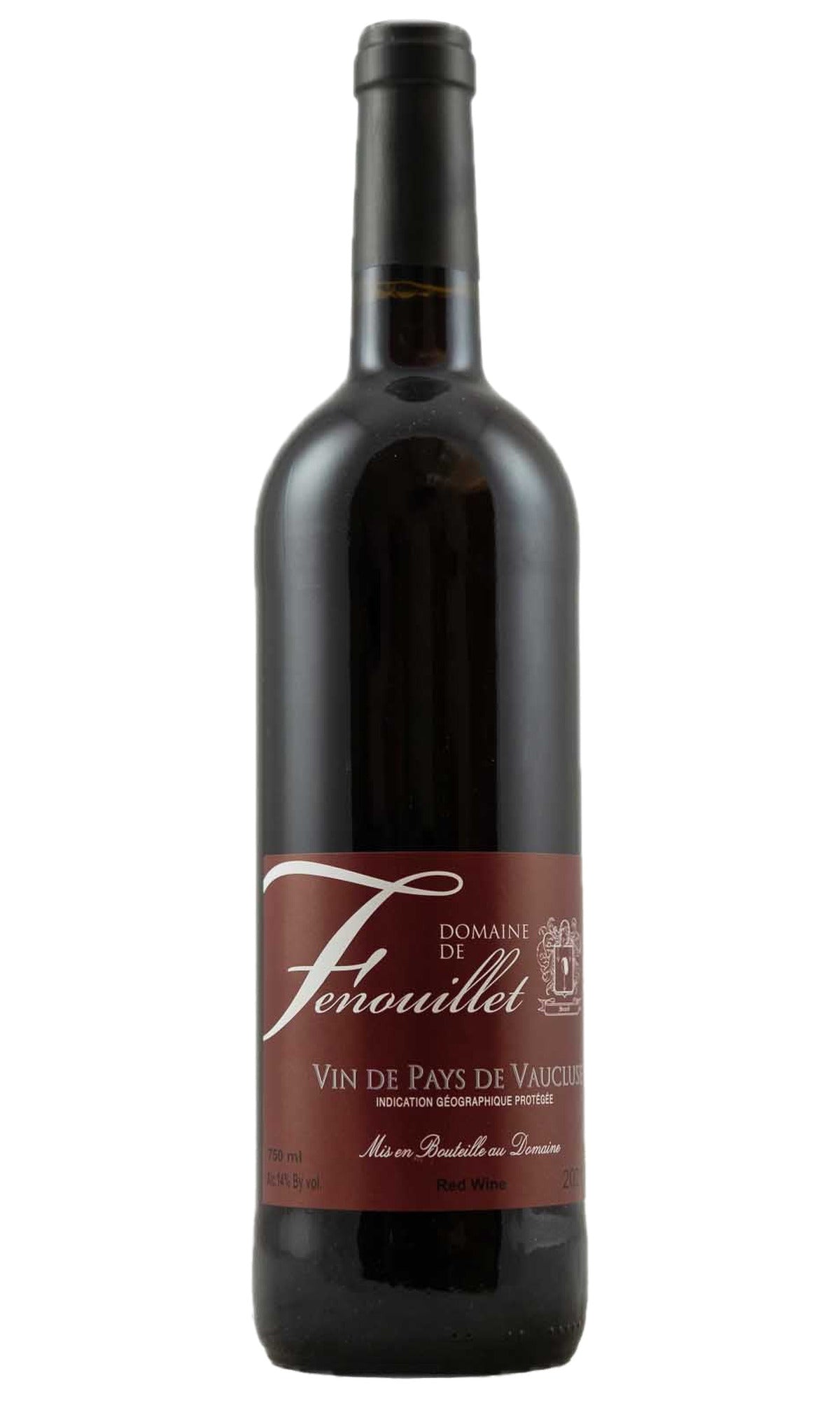Bottle of Domaine de Fenouillet, Vin de Pays de Vaucluse Rouge, 2021 - Red Wine - Flatiron Wines & Spirits - New York