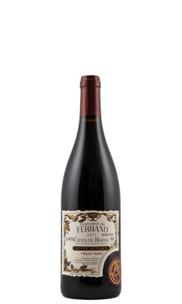 Bottle of Domaine de Ferrand, Cotes du Rhone VV "Cuvee Antique", 2021 - Red Wine - Flatiron Wines & Spirits - New York