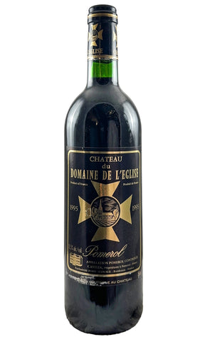 Bottle of Chateau Clos L'Eglise, Pomerol, 1995 - Red Wine - Flatiron Wines & Spirits - New York