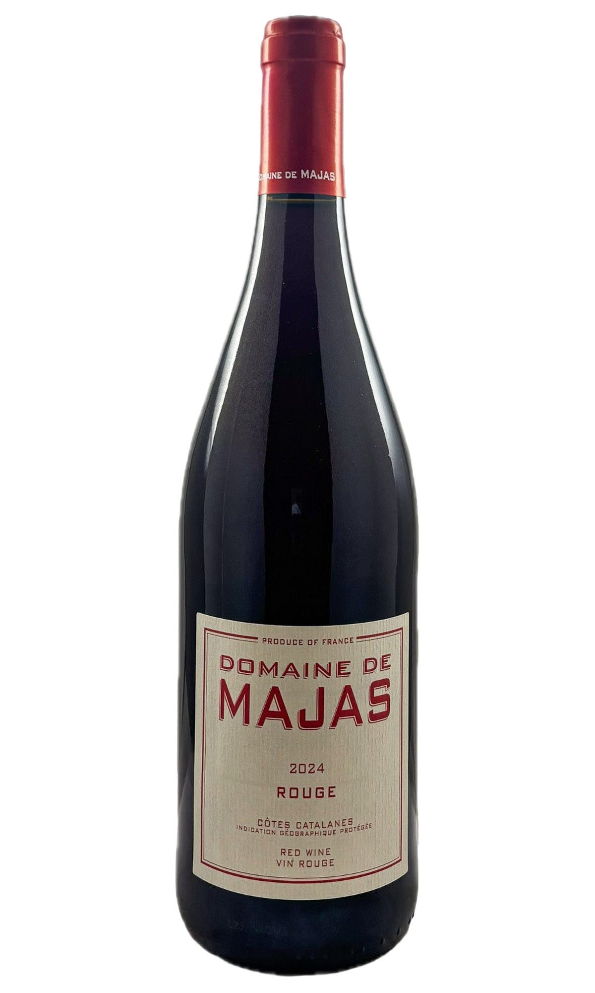 Bottle of Domaine de Majas, Cotes Catalanes Rouge, 2024 - Red Wine - Flatiron Wines & Spirits - New York