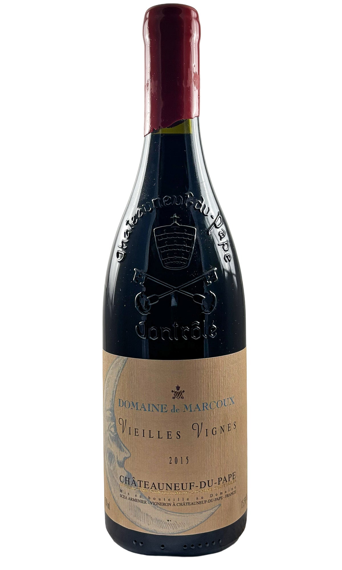 Bottle of Domaine de Marcoux, Chateauneuf du Pape Vieilles Vignes, 2015 - Red Wine - Flatiron Wines & Spirits - New York