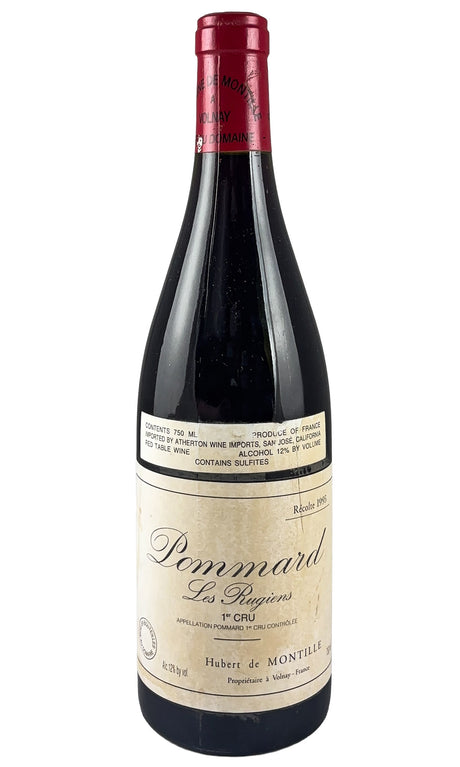 Bottle of Domaine de Montille, Pommard Les Rugiens, 1995 - Red Wine - Flatiron Wines & Spirits - New York