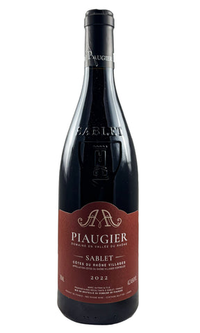 Bottle of Domaine de Piaugier, Cotes du Rhone Villages Sablet, 2022 - Red Wine - Flatiron Wines & Spirits - New York
