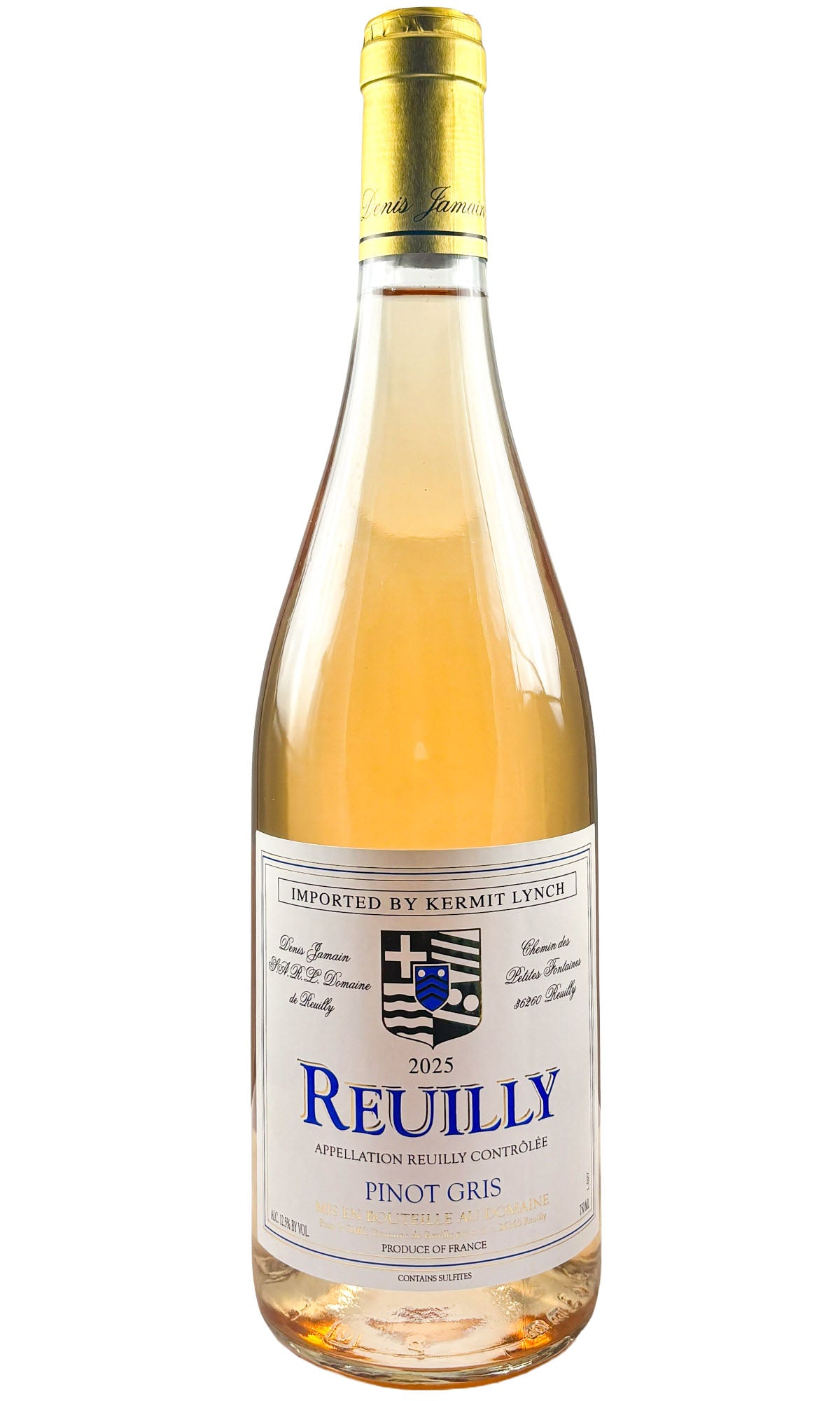 Bottle of Domaine de Reuilly, Pinot Gris, 2025 - Rosé Wine - Flatiron Wines & Spirits - New York