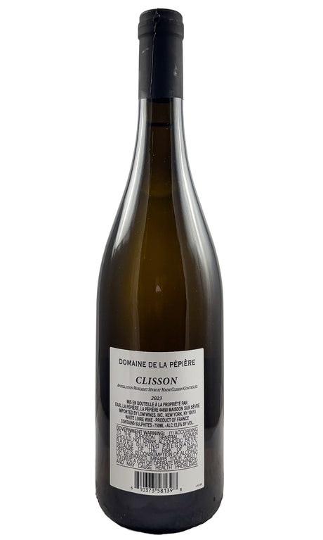 Bottle of Domaine de la Pepiere, Muscadet de Sevre-et-Maine Clisson, 2023 - White Wine - Flatiron Wines & Spirits - New York