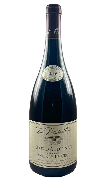 Bottle of La Pousse d'Or, Volnay 1er Cru Clos d'Audignac, 2016 - Red Wine - Flatiron Wines & Spirits - New York