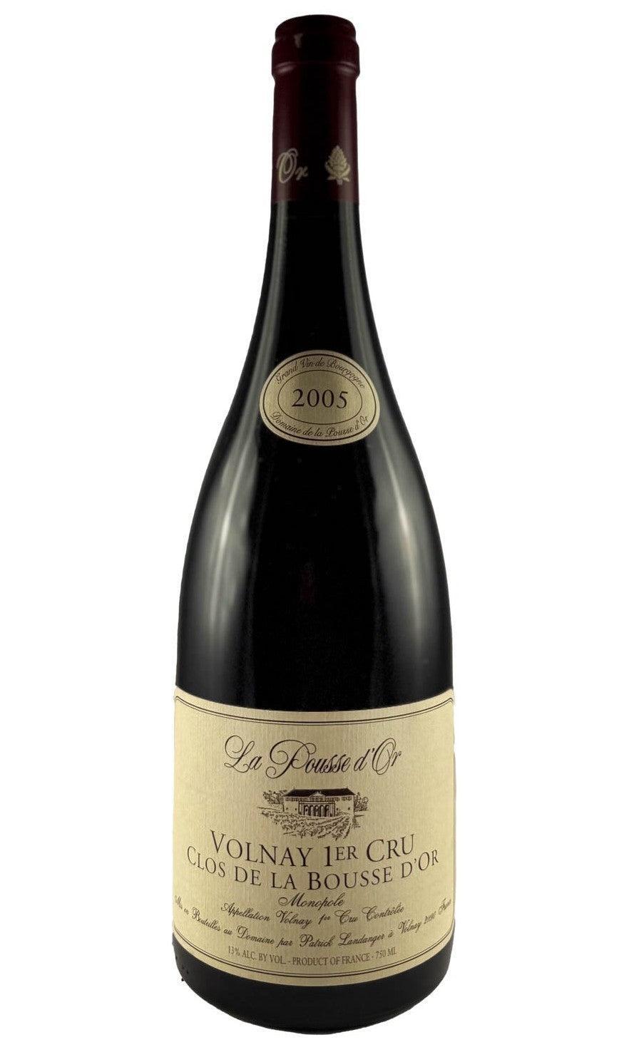 Bottle of Domaine de la Pousse d'Or, Volnay 1er Cru Clos de la Bousse D'Or, 2005 - Red Wine - Flatiron Wines & Spirits - New York
