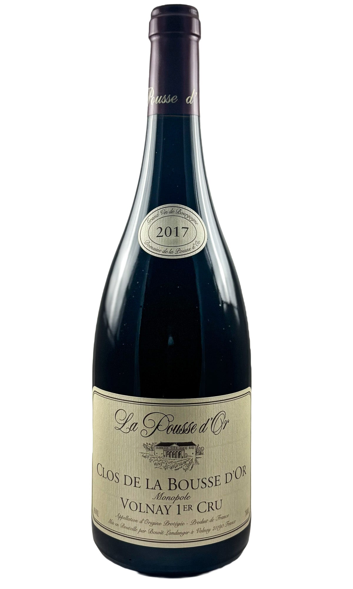 Bottle of La Pousse d'Or, Volnay 1er Cru Clos de la Bousse d'Or, 2017 - Red Wine - Flatiron Wines & Spirits - New York