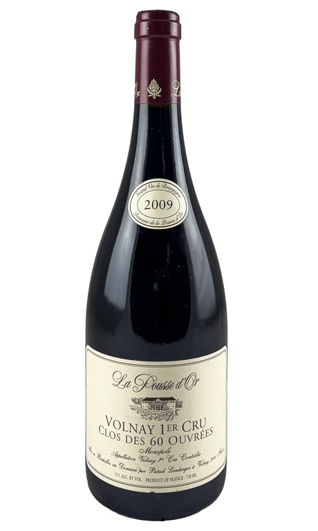 Bottle of La Pousse d'Or, Volnay 1er Cru Clos des 60 Ouvrees, 2009 - Red Wine - Flatiron Wines & Spirits - New York