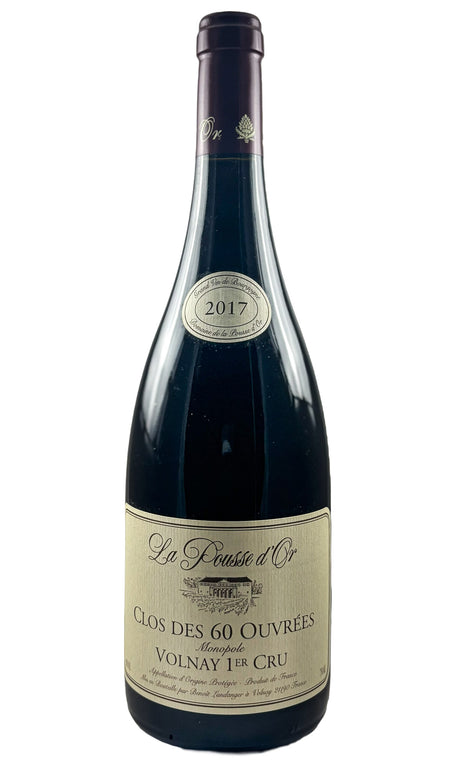 Bottle of La Pousse d'Or, Volnay 1er Cru Clos des 60 Ouvrees, 2017 - Red Wine - Flatiron Wines & Spirits - New York