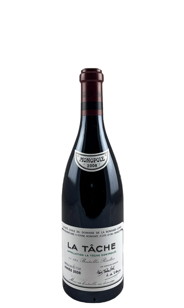 Bottle of Domaine de la Romanee-Conti (DRC), La Tache, 2008 - Red Wine - Flatiron Wines & Spirits - New York