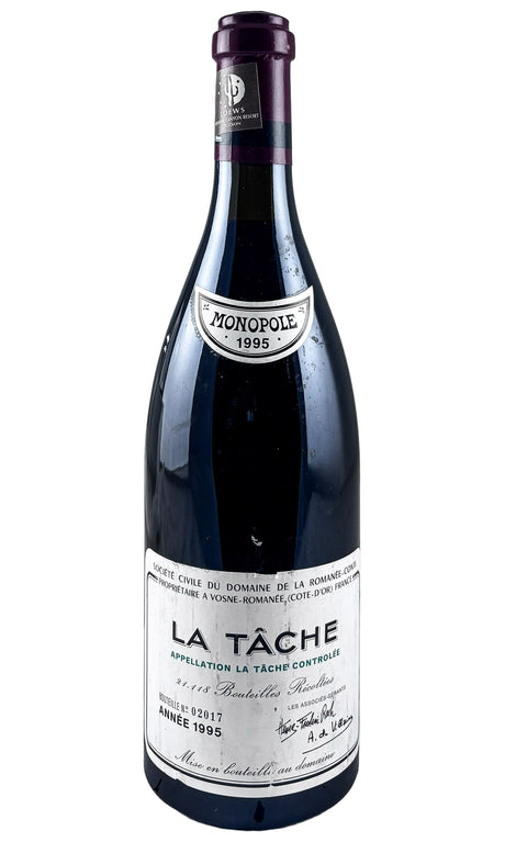 Bottle of Domaine de la Romanee-Conti (DRC), La Tache Grand Cru Monopole, 1995 - Red Wine - Flatiron Wines & Spirits - New York