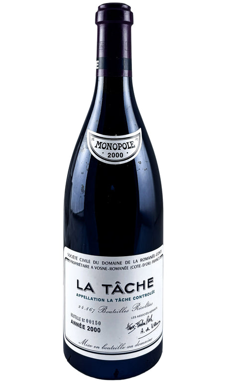 Bottle of Domaine de la Romanee-Conti (DRC), La Tache Grand Cru Monopole, 2000 - Red Wine - Flatiron Wines & Spirits - New York