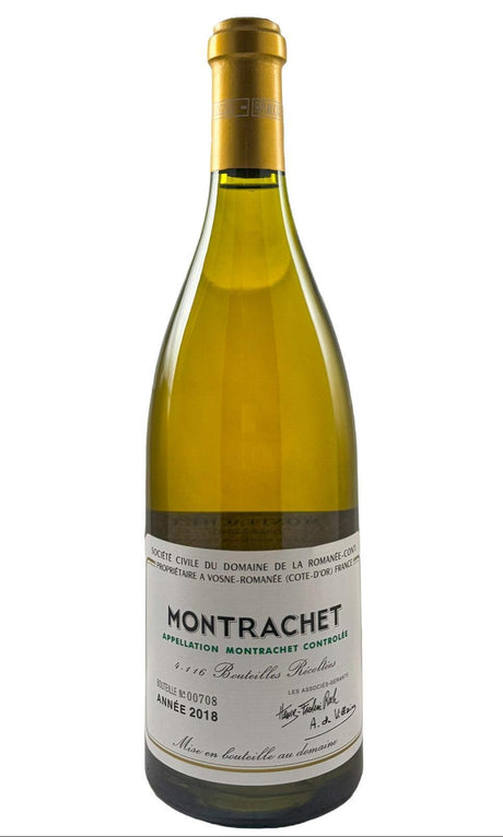 Bottle of Domaine de la Romanee-Conti (DRC), Montrachet Grand Cru, 2018 - White Wine - Flatiron Wines & Spirits - New York