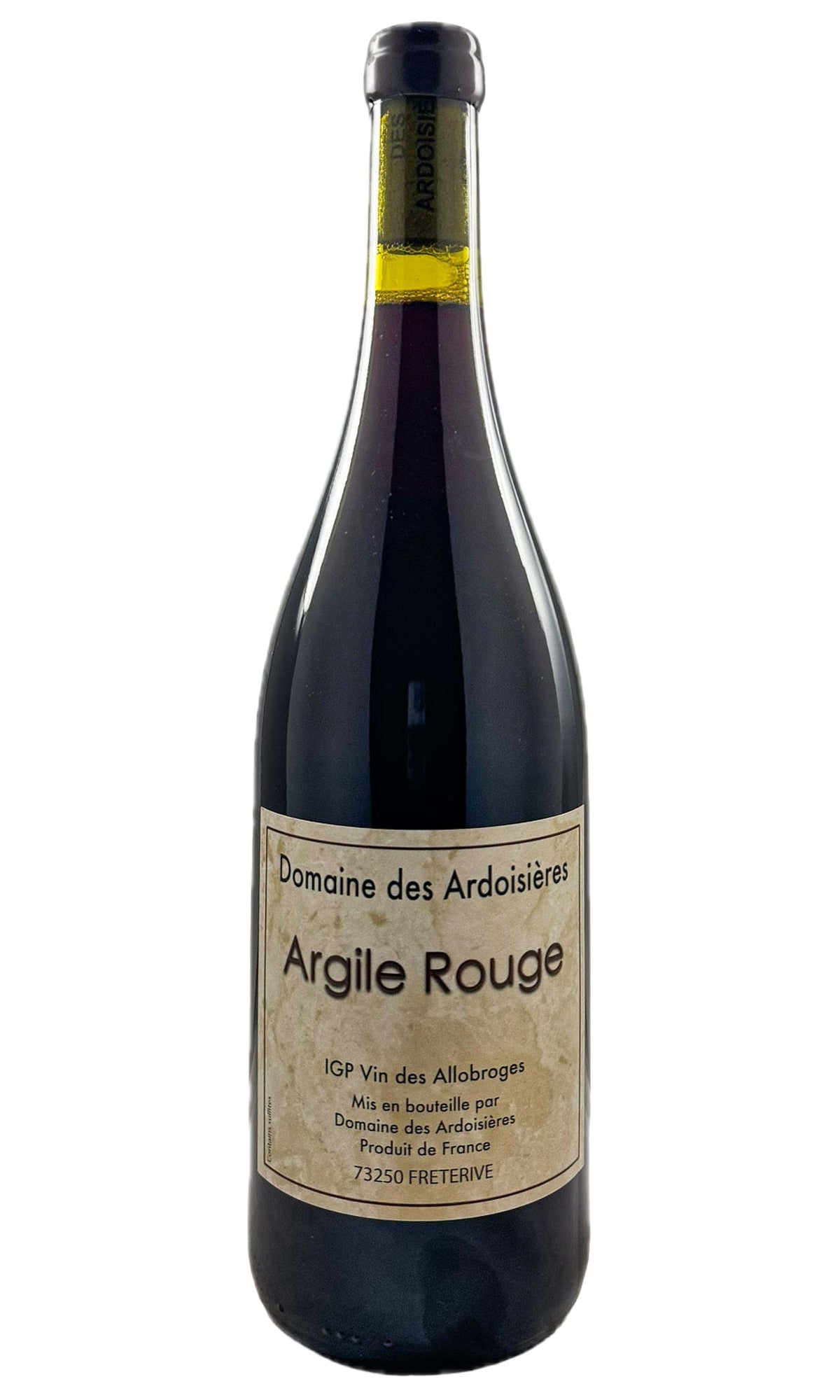 Bottle of Domaine des Ardoisieres, Vin des Allobroges Rouge Cuvee Argile, 2024 - Red Wine - Flatiron Wines & Spirits - New York