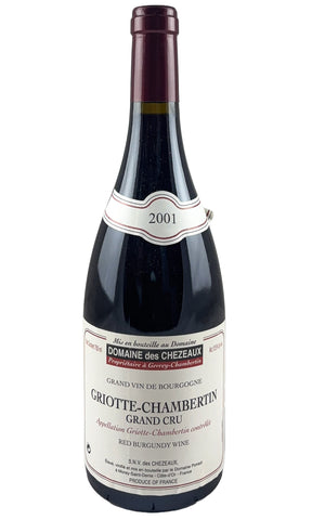 Bottle of Domaine des Chezeaux, Griotte-Chambertin Grand Cru, 2001 - Red Wine - Flatiron Wines & Spirits - New York