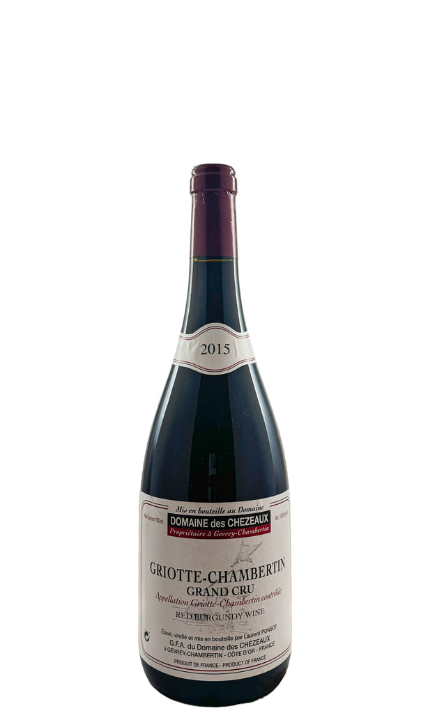 Bottle of Domaine des Chezeaux, Griotte Chambertin Grand Cru, 2015 - Red Wine - Flatiron Wines & Spirits - New York
