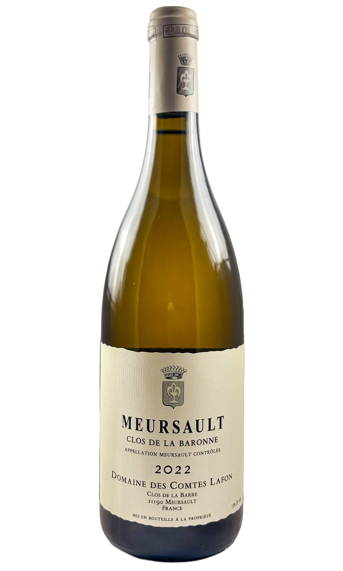 Bottle of Domaine des Comtes Lafon, Meursault Villages Clos de la Baronne , 2022 - White Wine - Flatiron Wines & Spirits - New York