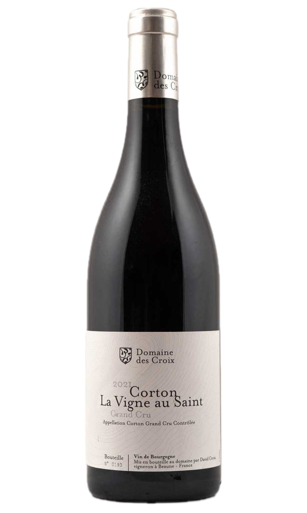 Bottle of Domaine des Croix, Corton la Vigne au Saint Grand Cru, 2021 - Red Wine - Flatiron Wines & Spirits - New York