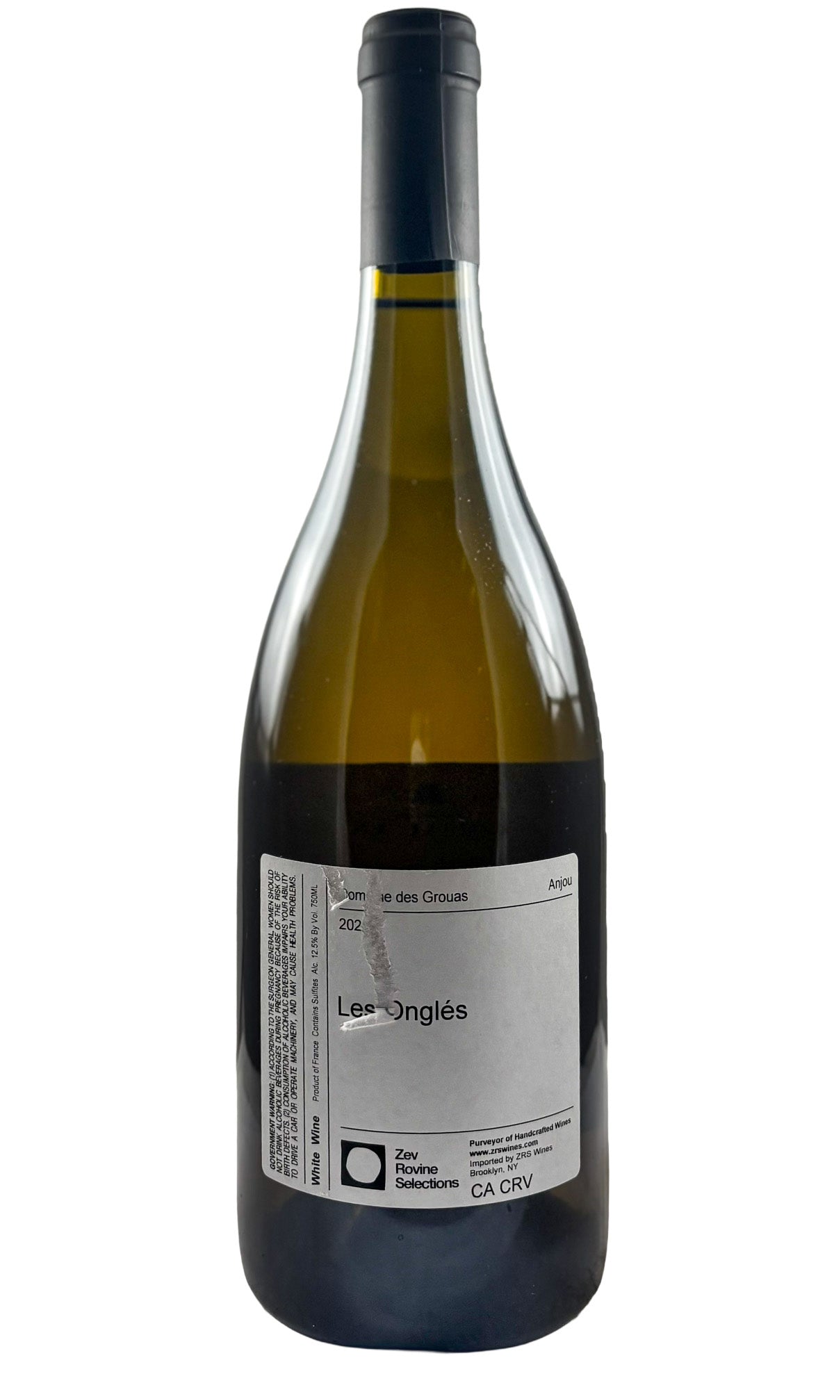 Bottle of Domaine des Grouas, Anjou Blanc 'Les Ongles', 2022 - White Wine - Flatiron Wines & Spirits - New York