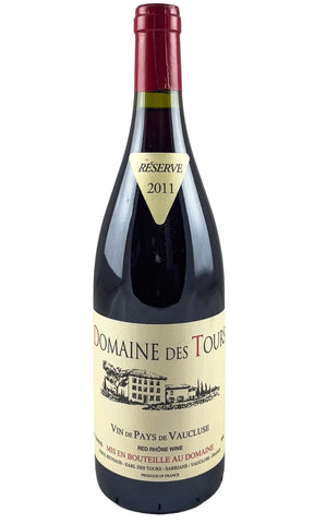Bottle of Domaine des Tours, Vin de Pays Vaucluse Rouge, 2011 - Red Wine - Flatiron Wines & Spirits - New York