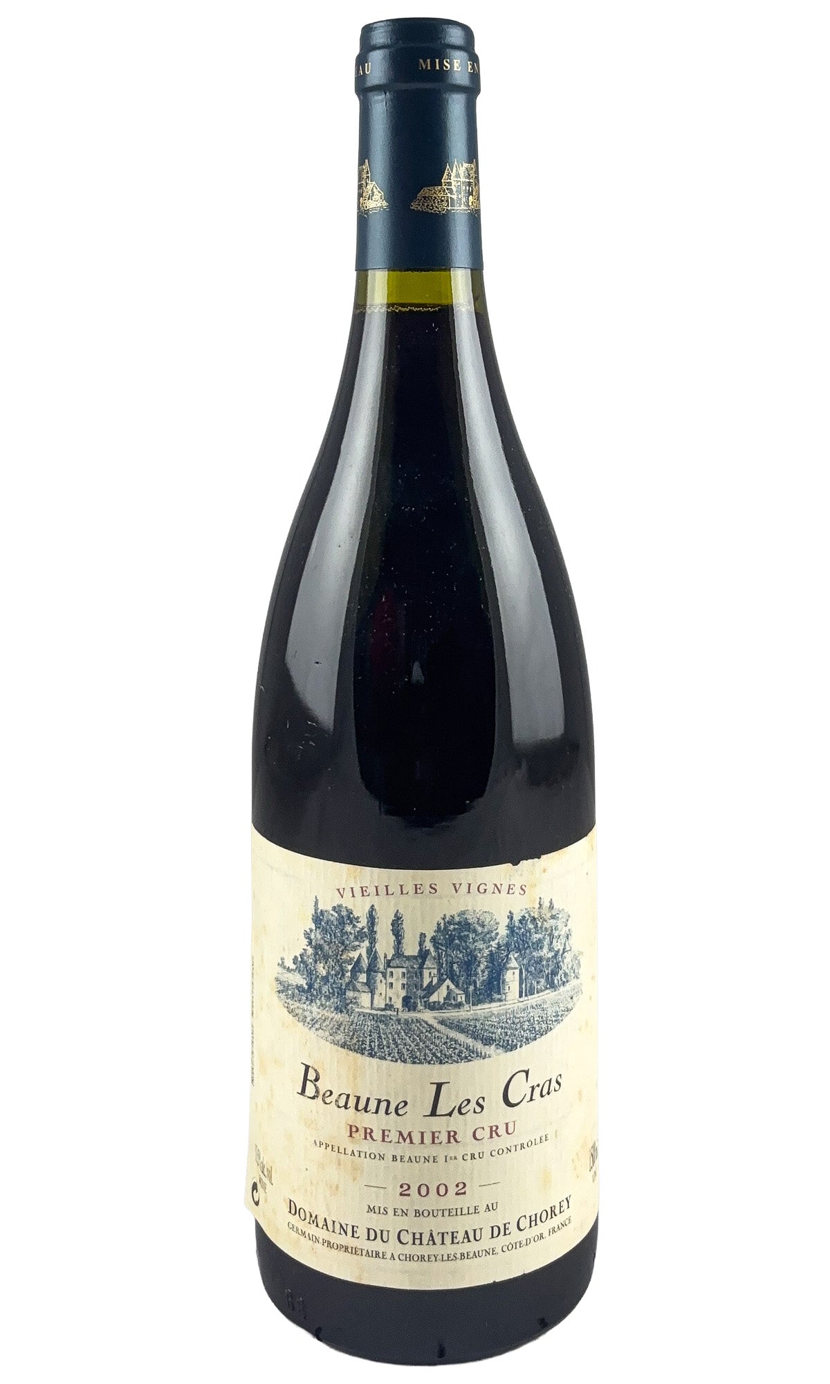 Bottle of Domaine du Chateau de Chorey (Germain), Beaune 1er Cru Les Cras, 2002 - Red Wine - Flatiron Wines & Spirits - New York
