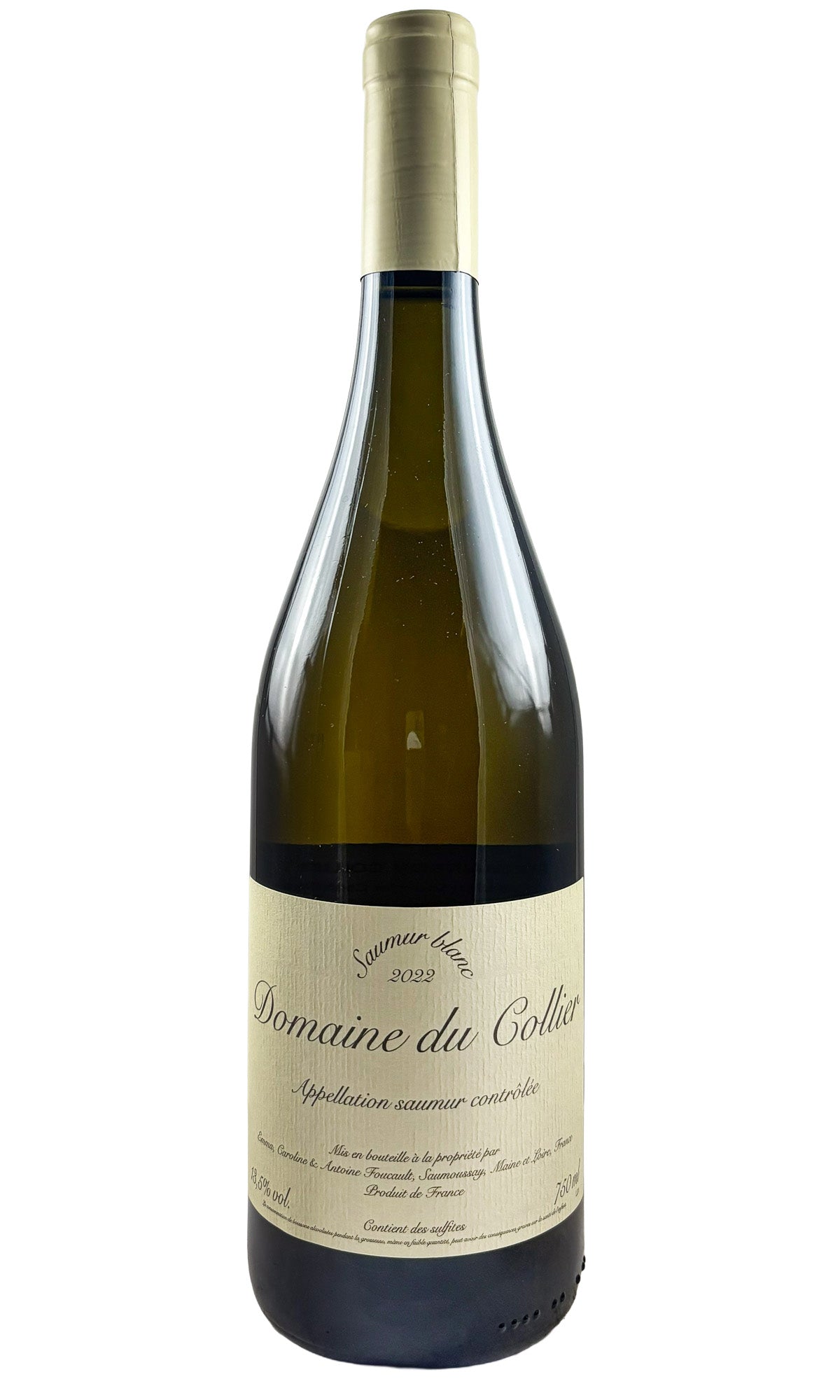 Bottle of Domaine du Collier, Saumur Blanc, 2022 [DO NOT SELL] - White Wine - Flatiron Wines & Spirits - New York