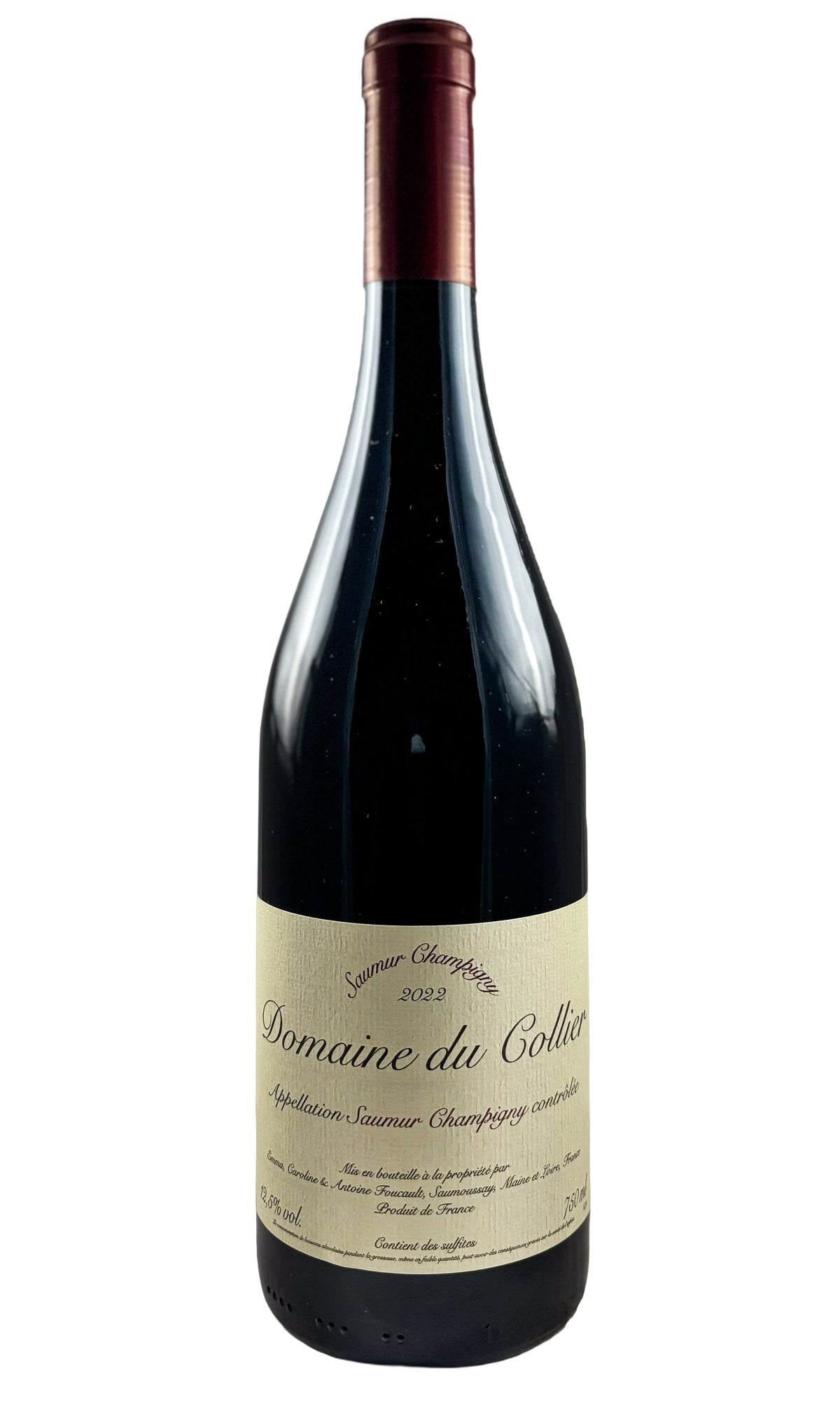 Bottle of Domaine du Collier, Saumur Champigny Rouge, 2022 [DO NOT SELL] - Red Wine - Flatiron Wines & Spirits - New York
