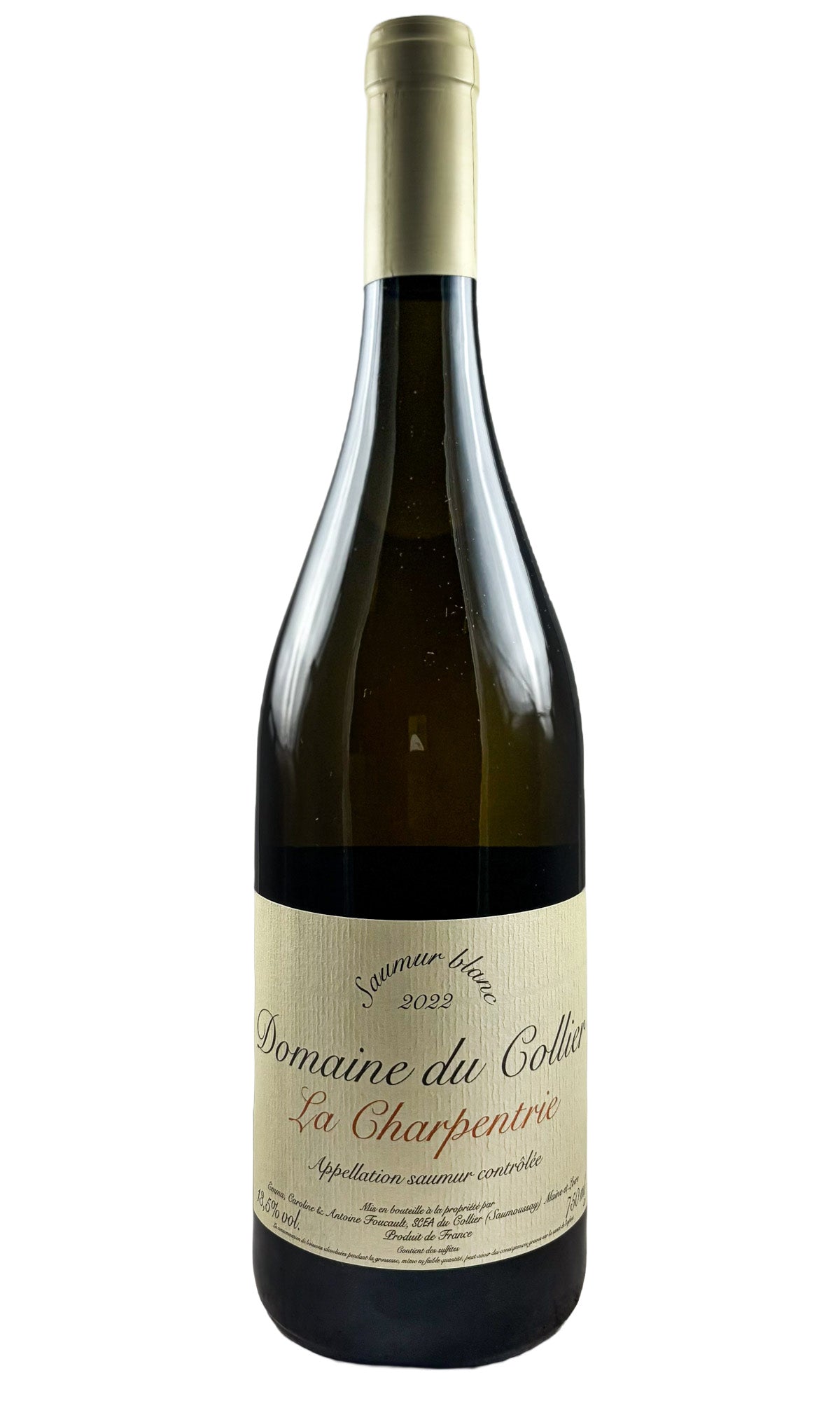 Bottle of Domaine du Collier, Saumur Rouge La Charpentrie, 2022 [DO NOT SELL] - Red Wine - Flatiron Wines & Spirits - New York