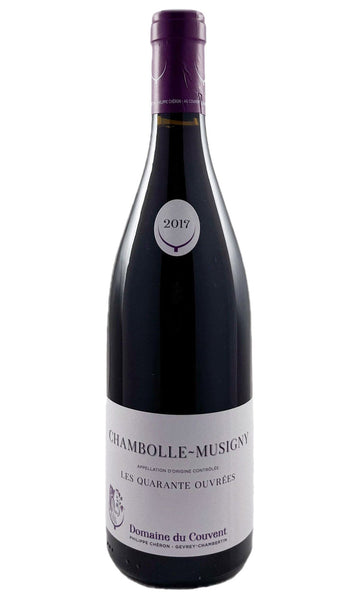 Domaine du Couvent, Chambolle Musigny Les Quarante Ouvrees, 2017