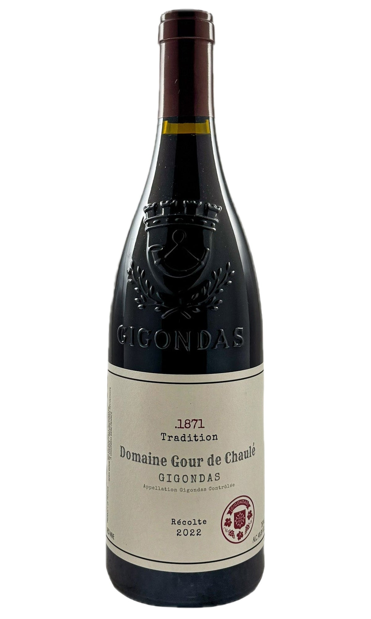 Bottle of Domaine du Gour de Chaule, Gigondas "Cuvee Tradition 1871", 2022 - Red Wine - Flatiron Wines & Spirits - New York