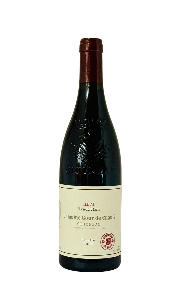 Bottle of Domaine du Gour de Chaule, Gigondas "Cuvee Tradition", 2021 - Red Wine - Flatiron Wines & Spirits - New York