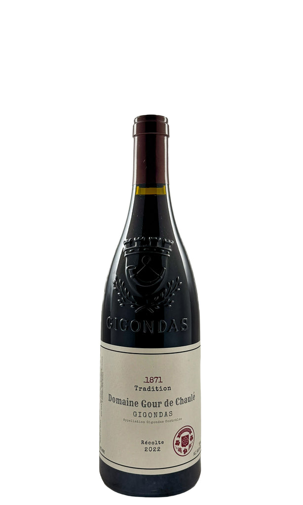 Bottle of Domaine du Gour de Chaule, Gigondas "Cuvee Tradition", 2022 - Red Wine - Flatiron Wines & Spirits - New York