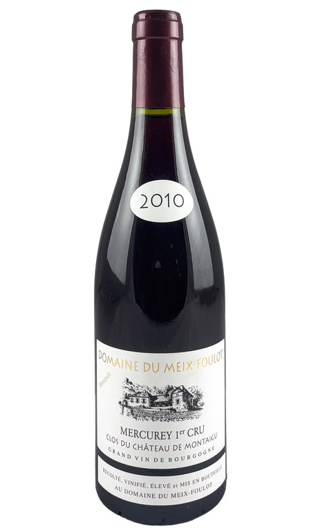 Bottle of Domaine du Meix Foulot, Mercurey 1er Cru Clos du Chateau de Montaigu, 2010 - Red Wine - Flatiron Wines & Spirits - New York