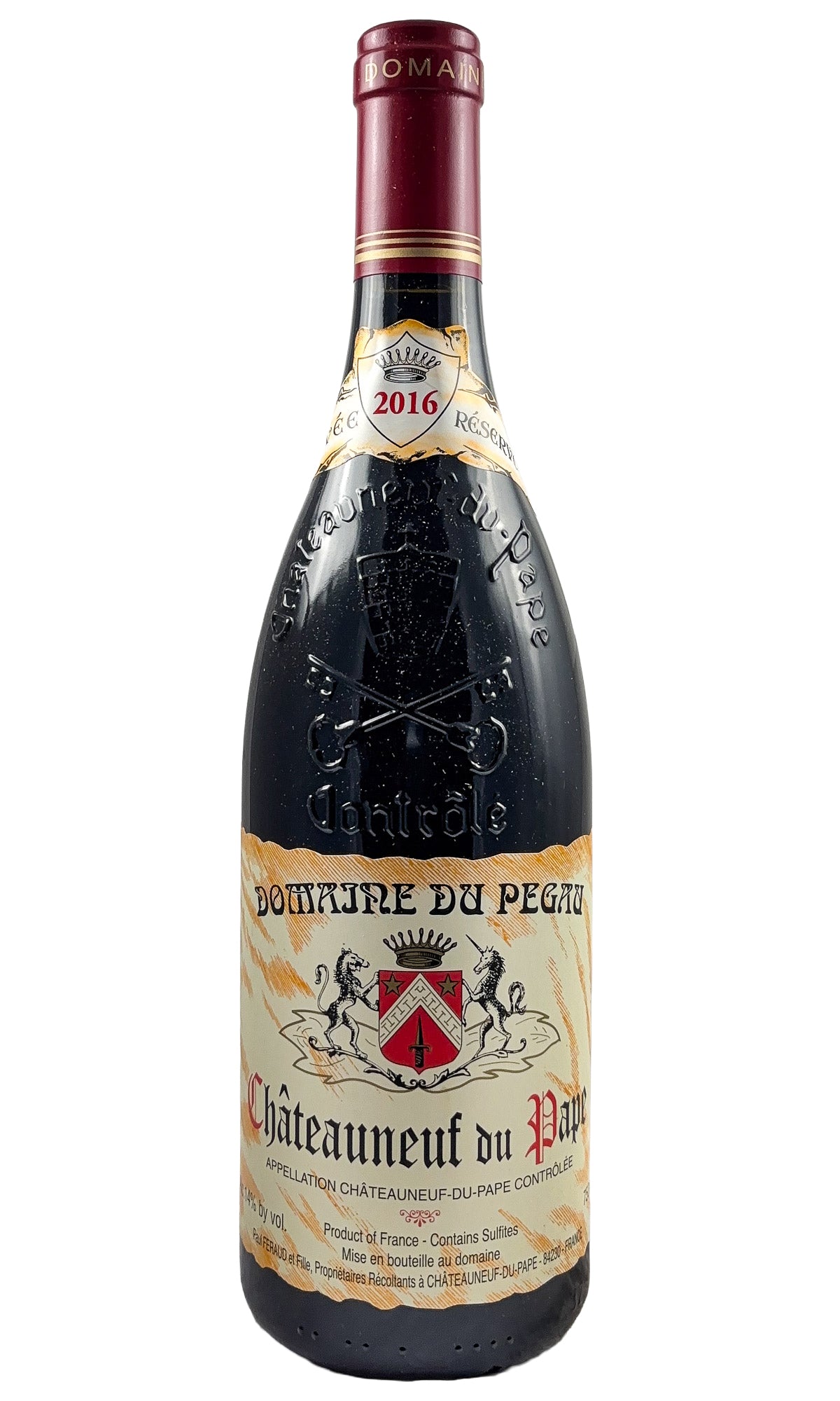 Bottle of Domaine du Pegau, Chateauneuf-du-Pape Cuvee Reservee, 2016 - Red Wine - Flatiron Wines & Spirits - New York